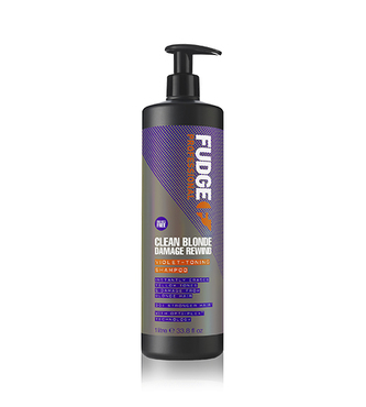 Fudge Clean Blonde Damage Rewind Violet-Toning Shampoo 1000ml