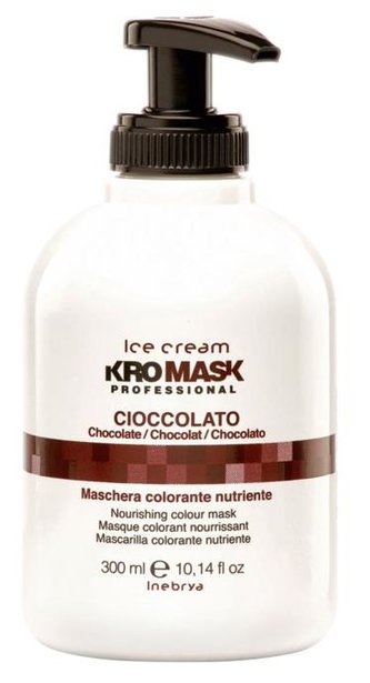 KroMask Chocolate 300ml / výživná maska pro vytvoření barevného efektu / čokoládová