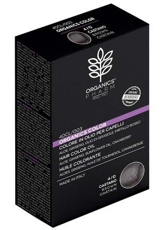 ORGANICS PHARM Organics Color Hair Color Oil 122ml - 4/0 Brown