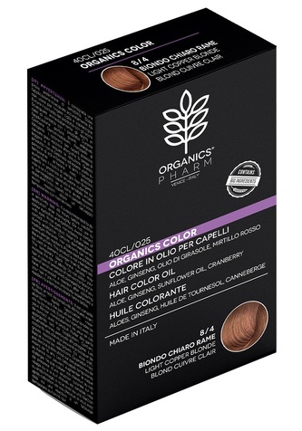 ORGANICS PHARM Organics Color Hair Color Oil 122ml - 8/4 Light Copper Blonde