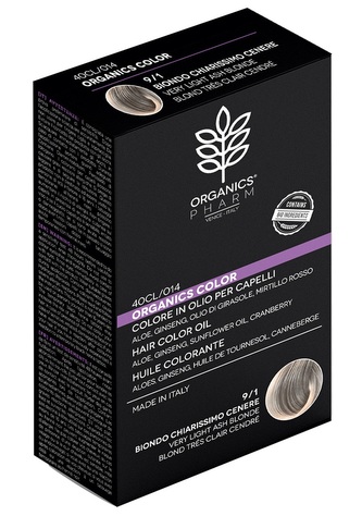 ORGANICS PHARM Organics Color Hair Color Oil 122ml - 9/1 Very Light Ash Blonde