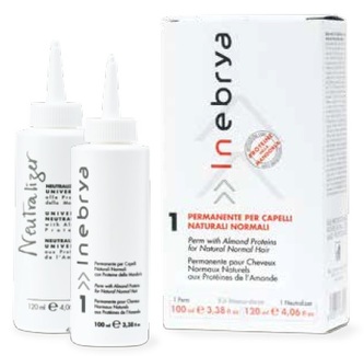 Inebrya Perm 1 For Natural & Normal Hair 100 ml + Universal Neutralizer 120 ml