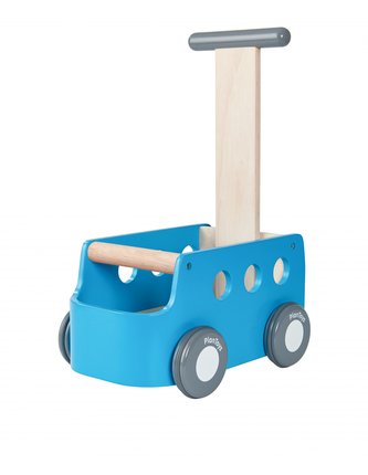 PlanToys Chodítko s vozíkem