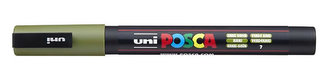 Akrylový popisovač "Posca PC-3M", khaki, 0,9-1,3 mm, UNI