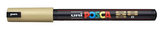 Akrylový popisovač "Posca PC-1MR", zlatá, 0,7 mm, UNI