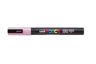 Akrylový popisovač "Posca PC-3M", světle růžová, 0,9-1,3 mm, UNI