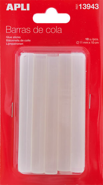 Apli tavné tyčinky 11 mm x 10 cm - transparentní 10 ks