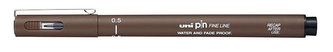 UNI voděodolný liner - sépie 0,5 mm