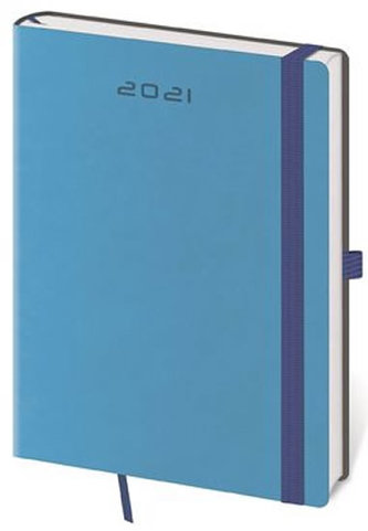 Diář 2021: Flexies modrá, A5 týdenní, 145x205