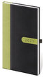 Diář 2021: Bora černo/zelená, kapesní týdenní, 80x150