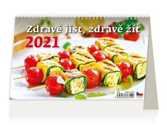 Kalendář 2021 stolní: Zdravě jíst, zdravě žít, 226x139