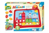 Mozaika klobouček doprava 3,2cm hladký 36ks + předlohy 7ks pro nejmenší v krabici 33x24x4 24m+