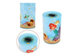 Pokladnička Mermaids/Mořské panny plechová 10x15cm v sáčku