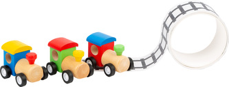Small Foot Vláček s kolejemi 1 ks, 3 barevné varianty