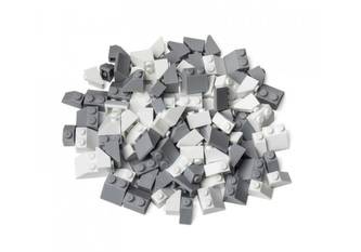 L-W Toys Kreativní set střešní prvky bílá & světle šedá