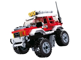 Sluban Car Club M38-B0663B Off Road červený