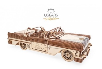 Ugears 3D dřevěné mechanické puzzle Kabriolet snů VM-05