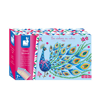 Kreativní hračky na tvoření Třpytivé obrázky se štrasovými korálky Ptáček Janod midi Kreativní hračky na tvoření Třpytivé obrázky se štrasovými korálky Ptáček Janod midi