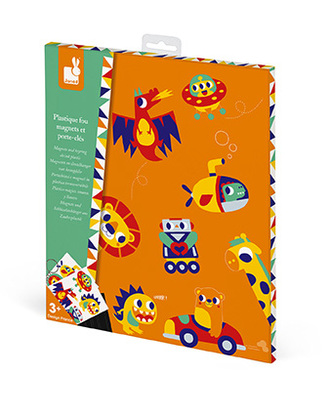 Kreativní hračky na tvoření Výroba magnetek a klíčenky Janod Atelier Sada Mini