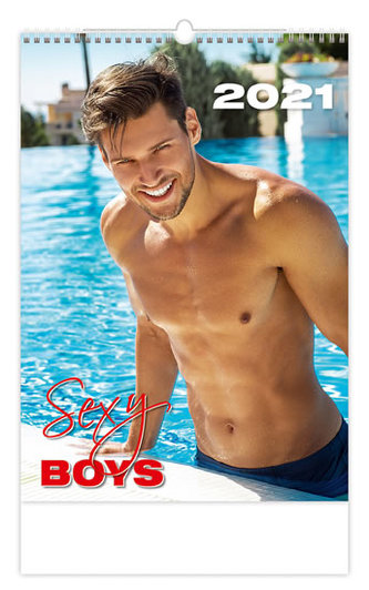 Kalendář 2021 nástěnný: Sexy Boys, 315x450