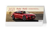 Kalendář 2021 stolní: Auta/Autá, 321x134