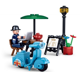 Sluban Town Motorky M38-B0717D Jezdec na skůtru