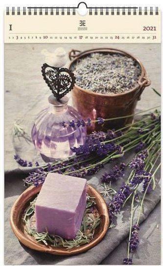 Kalendář 2021 dřevěný: Provence, 340x555