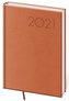 Diář 2021: Print oranžová, A5 denní, 145x205