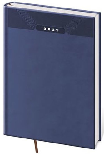 Diář 2021: Print modrá, B5 týdenní, 170x240