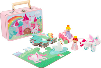 Small Foot Dřevěné puzzle s postavičkami Jednorožec