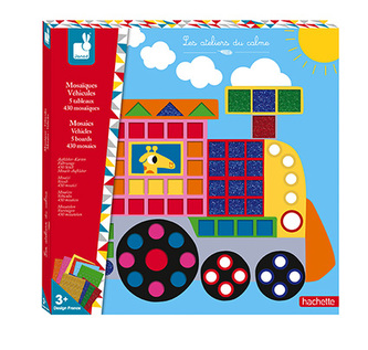 Kreativní sada mozaika Dopravní prostředky Janod Atelier Maxi