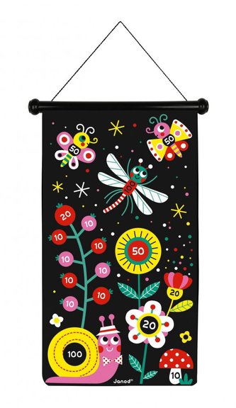 Magnetická hra Terč a šipky pro děti Zahrada Janod od 4 let