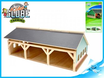 Dřevěná garáž pro traktory 1:87