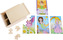Small Foot Dřevěné puzzle 4v1 v boxu pro dívky