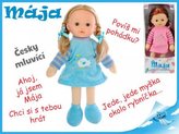 Mrkací panenka Mája 42cm mluvící růžová
