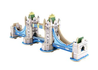 RoboTime Dřevěná skládačka malý Tower bridge
