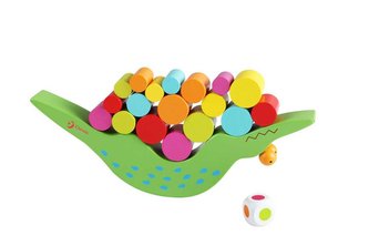 HJ Toys Balancující krokodýl 20 dílů