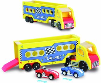 Vilac  Nákladní auto se závodními auty