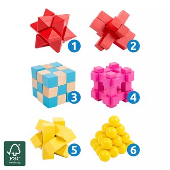 Small Foot Barevný hlavolam 1ks