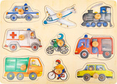 Small Foot Dřevěné puzzle Dopravní prostředky