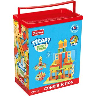 Jeujura Dřevěná stavebnice TECAP multiform 100 dílků