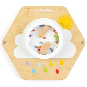 Le Toy Van Petilou hrací panel barevný déšť Le Toy Van Petilou hrací panel barevný déšť