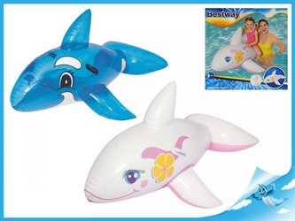 Nafukovací velryba s úchyty mix barev