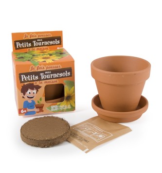 Mini zahrádka - Veselý květináč - Slunečnice