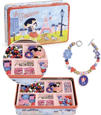 Vilac Dřevěné korálky v boxu Paris