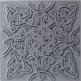 CERNIT polymerová textura - keltský uzel 90 x 90mm
