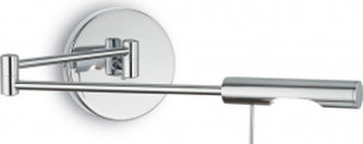 Nástěnná lampa Ideal Lux Drill AP1 cromo 153599