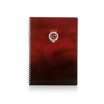 Sparta Blok se spirálou linkovaný A4