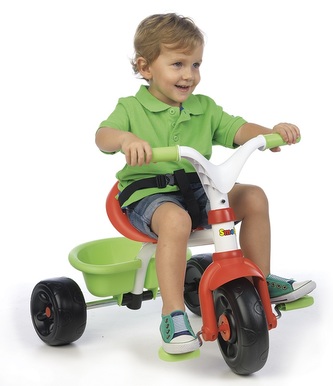 Tříkolka Be Fun Confort červeno-zelená