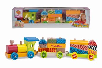 Dřevěný vláček 18 dílů